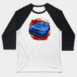 Skyline r34 Baseball T-Shirt